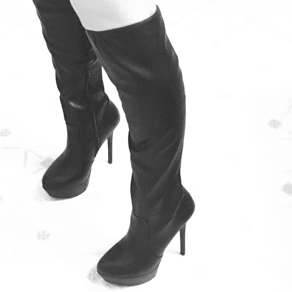 Steve Madden Party Animal Black Boots